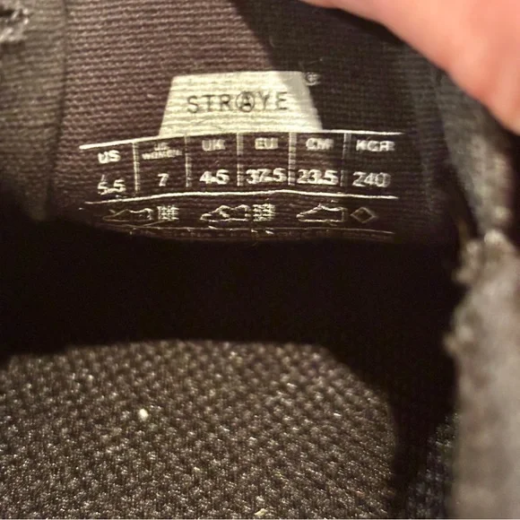 Straye Slip-On Skate Shoes Black Acid Drop Insoles Size 7 NWOT - Picture 6 of 6